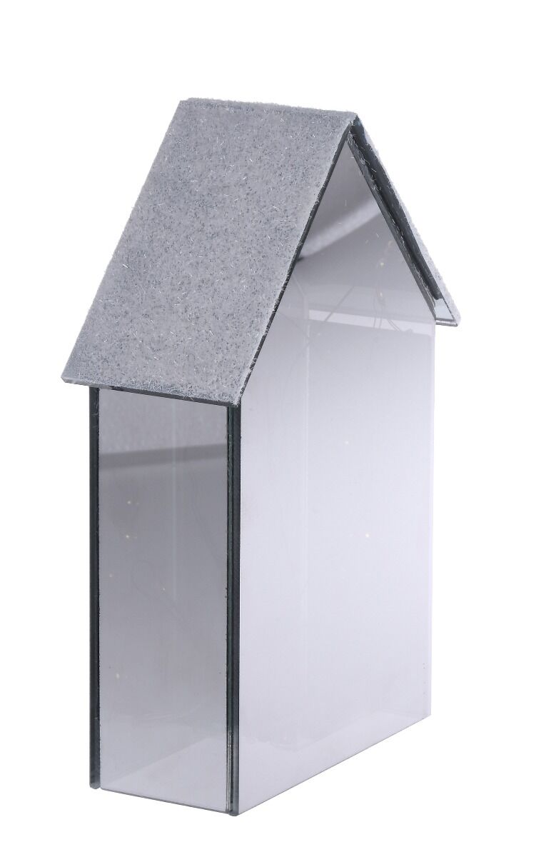 Domek lustrzany LED 14x6x20 cm