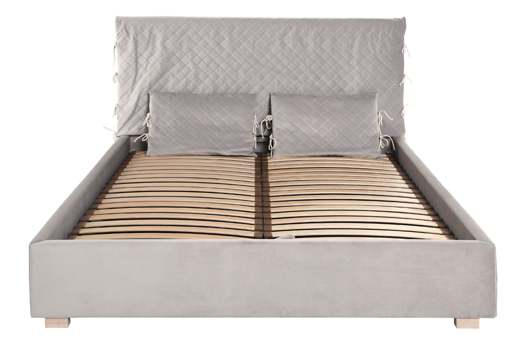 Łóżko Rozem z pojemnikiem na pościel do materaca 160x200cm